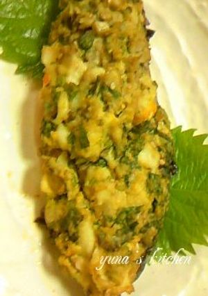 サーモンにサラダをのせて焼いてみました♪-レシピのメイン写真