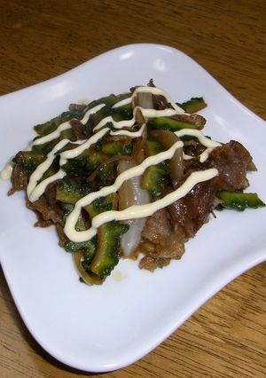 ヨシダのたれ使用☆ゴーヤの照り焼きマヨ味-レシピのメイン写真