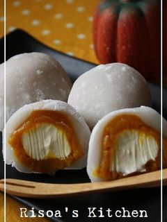 かぼちゃチーズ大福☆-レシピのメイン写真