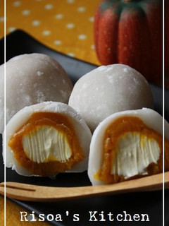かぼちゃチーズ大福☆-レシピのメイン写真