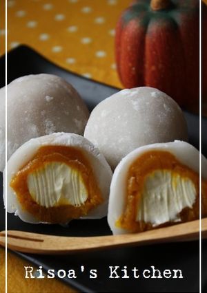 かぼちゃチーズ大福☆-レシピのメイン写真
