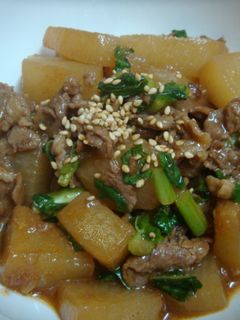 大根と豚肉のピリ辛煮-レシピのメイン写真