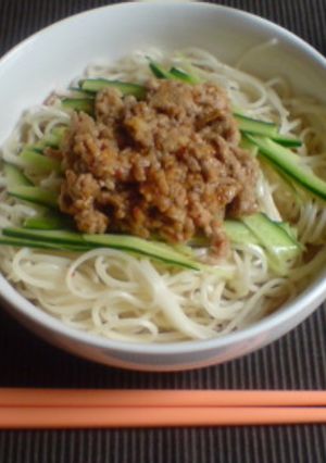 なんちゃってジャージャーそうめん-レシピのメイン写真