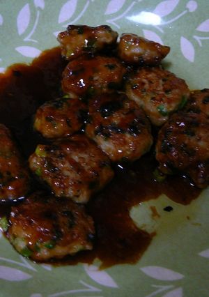 手が汚れないつくねの作り方・・で照り焼き-レシピのメイン写真