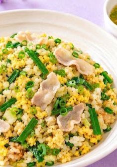 糖質制限　玄米の激ウマ炒飯　中華スープ　糖尿病-レシピのメイン写真