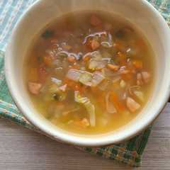 รูปของ 【使いきり】端っこ野菜のヘルシースープ