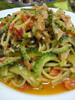 苦くない!ゴーヤとツナのパスタ☆-レシピのメイン写真