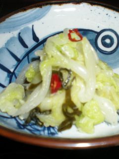 柚子風味、白菜の簡単浅漬け-レシピのメイン写真
