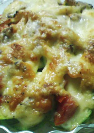 韓国かぼちゃ（ズッキーニ）のチーズ焼き-レシピのメイン写真