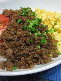 なつかしの味☆ソース豚そぼろ丼-レシピのメイン写真