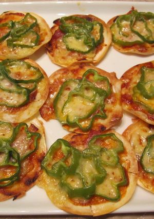 餃子の皮でパリパリピザ-レシピのメイン写真