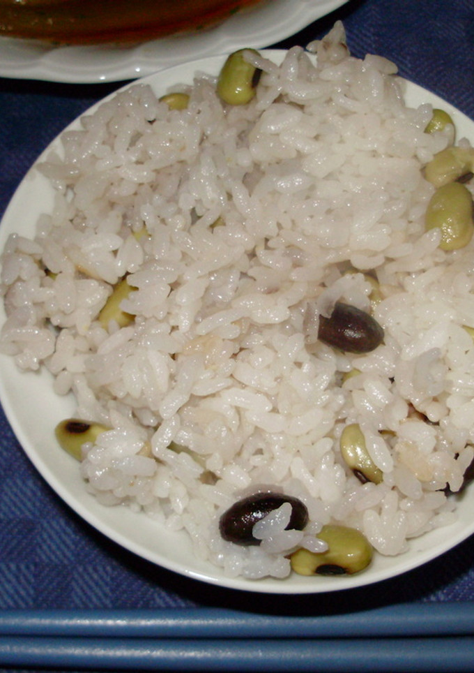 超・簡単　中国の家庭料理　豆ごはん♪-レシピのメイン写真