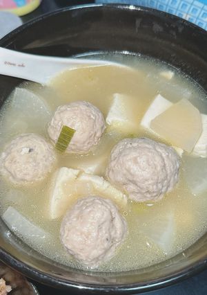 簡単♪肉団子スープ🐓-レシピのメイン写真