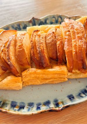 並べて焼くだけ♪超簡単アップルパイ-レシピのメイン写真