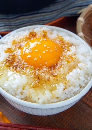 ⭐焦がしねぎ油の卵かけご飯⭐-レシピのメイン写真