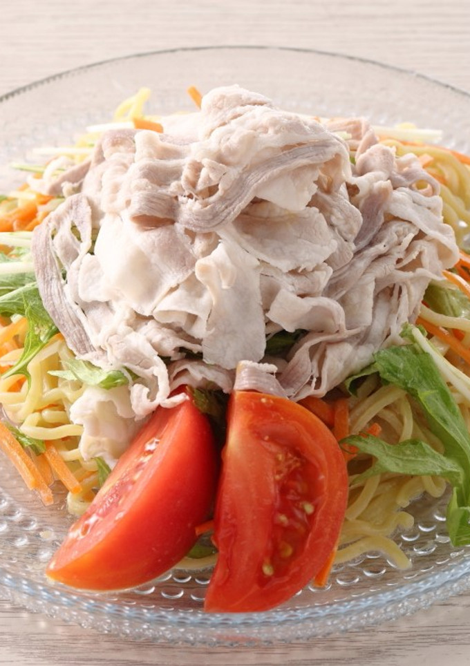 豚しゃぶと塩こうじだれの和え麺-レシピのメイン写真