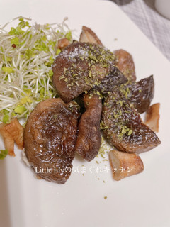 椎茸のソテー 青のり風味-レシピのメイン写真