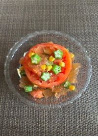 夏にぴったり野菜ジュレ-レシピのメイン写真