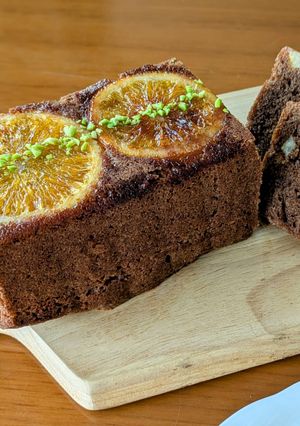 ブラッドオレンジのショコラパウンドケーキ-レシピのメイン写真
