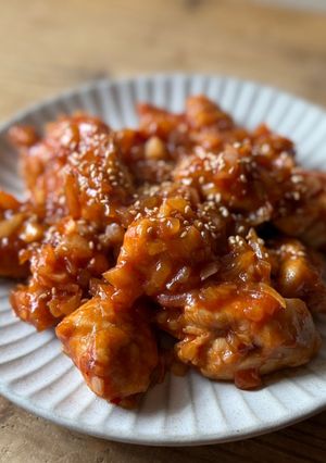 mレンジＤＥ本格鶏チリ-レシピのメイン写真