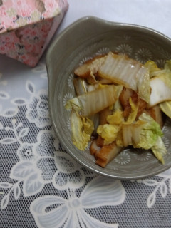 白菜とひらてんの煮びたし-レシピのメイン写真