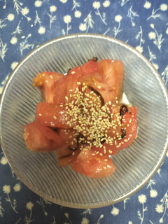 トマトの塩昆布和え-レシピのメイン写真