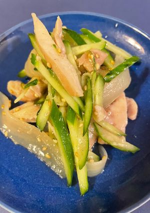 鶏肉ときゅうり和え-レシピのメイン写真