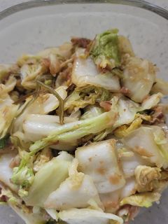 白菜の漬け物のバター醤油炒め-レシピのメイン写真