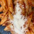 粉チーズを食べたいからパスタ。
