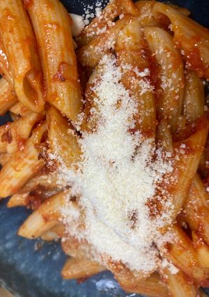 粉チーズを食べたいからパスタ。-レシピのメイン写真