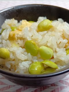 冷凍むき枝豆で❢簡単炊き込みご飯-レシピのメイン写真