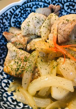 豚肉＆玉ネギのみりん出汁炒め-レシピのメイン写真