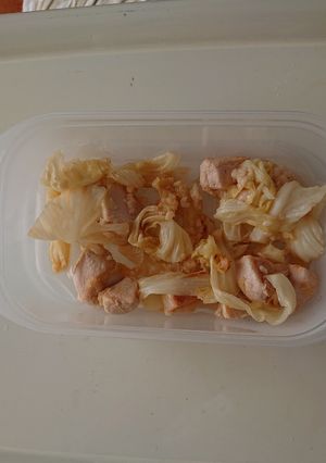 鶏胸とキャベツの塩麹炒め。主菜。-レシピのメイン写真