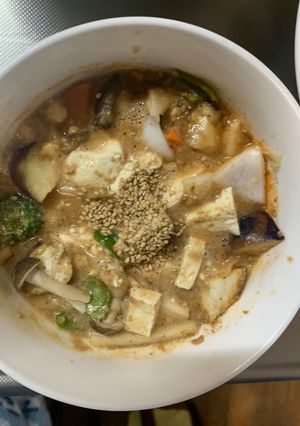 肉無豆腐コク旨クリーミー梅親子丼味野菜炒-レシピのメイン写真