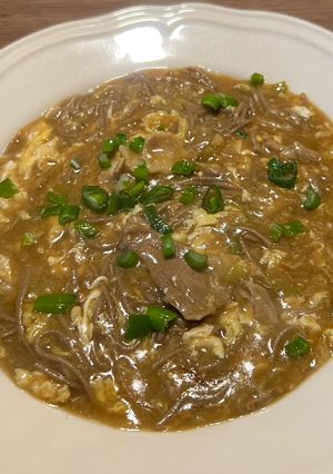 カレーかきたま蕎麦-レシピのメイン写真