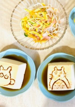 となりのトトロ冷奴-レシピのメイン写真