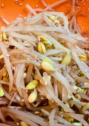 干し貝柱スープで豆もやしのナムル-レシピのメイン写真