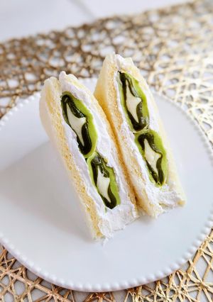 抹茶大福サンド-レシピのメイン写真