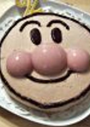 アンパンマンバナナケーキ-レシピのメイン写真