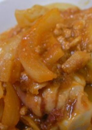 韓国風辛みそ煮・レンジクック-レシピのメイン写真