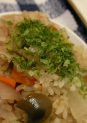 野菜炊き込みご飯-レシピのメイン写真