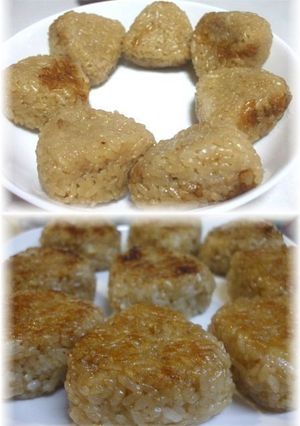 焼おむすび風です♪-レシピのメイン写真
