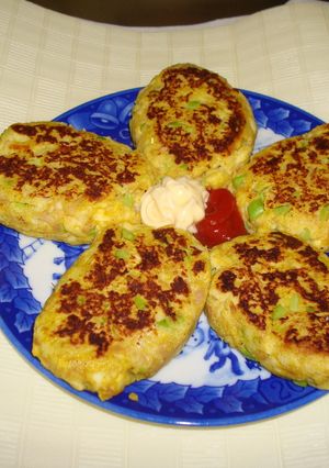 はんぺんハンバーグ☆(カレー味)-レシピのメイン写真