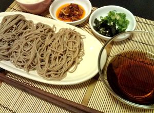 いつものそばに飽きたら…つけ麺風ざるそば-レシピのメイン写真