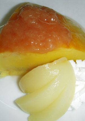 炊飯器でケーキ（桃ジャム）-レシピのメイン写真
