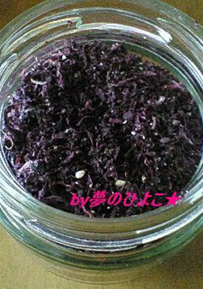 簡単♪ゴマ入りゆかり★シソゴマふりかけ-レシピのメイン写真