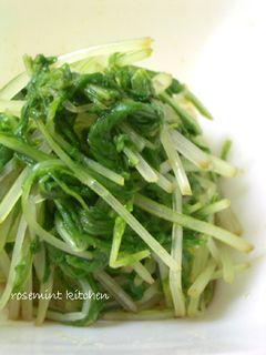 ササッと1品!水菜の昆布茶おひたし-レシピのメイン写真
