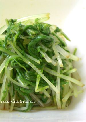 ササッと１品！水菜の昆布茶おひたし-レシピのメイン写真