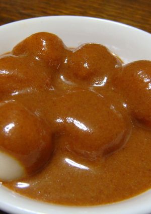 豆腐なデザート　白玉団子　きな蜜ダレ-レシピのメイン写真