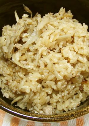 鶏とごぼうの炊き込みご飯-レシピのメイン写真